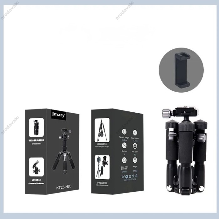 Стійка трипод Jmary KT25-H30 ¼ 0.51m Black