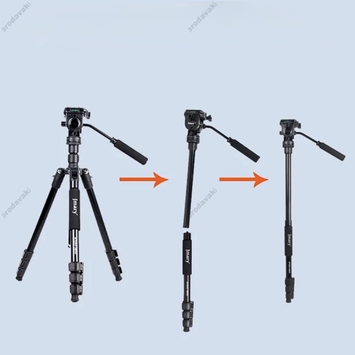Штатив-трипод Tripod Stand Multifunctional Jmary KT285+NB50 ¼ 1.77m