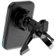 Автомобільний тримач із бездротовою зарядкою Wiwu CH-323 Qi 2.0 Mago 15W Black