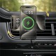 Автомобільний тримач із бездротовою зарядкою Wiwu CH-323 Qi 2.0 Mago 15W Black