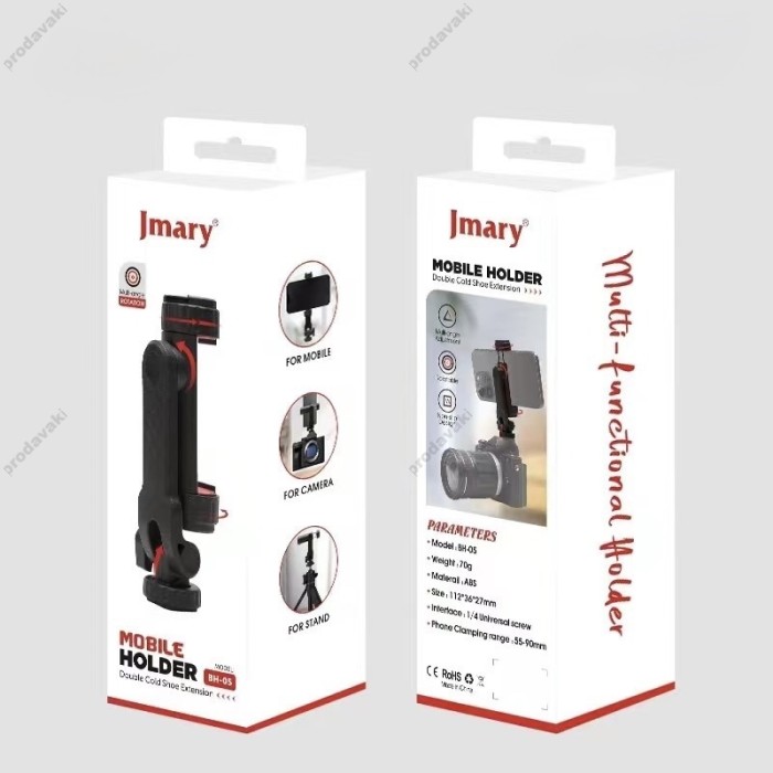 Універсальний тримач Jmary BH-05 різьблення 1/4 Black