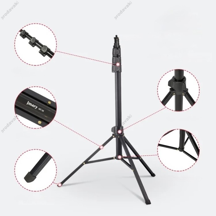 Стійка штатив Tripod Stand Multifunctional Jmary MT-38 ¼ 1.68m