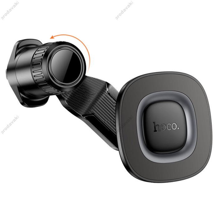 Автомобільний тримач Hoco H74 Crown ring magnetic car holder (air outlet) Black
