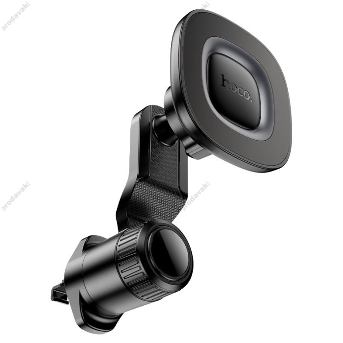 Автомобільний тримач Hoco H74 Crown ring magnetic car holder (air outlet) Black