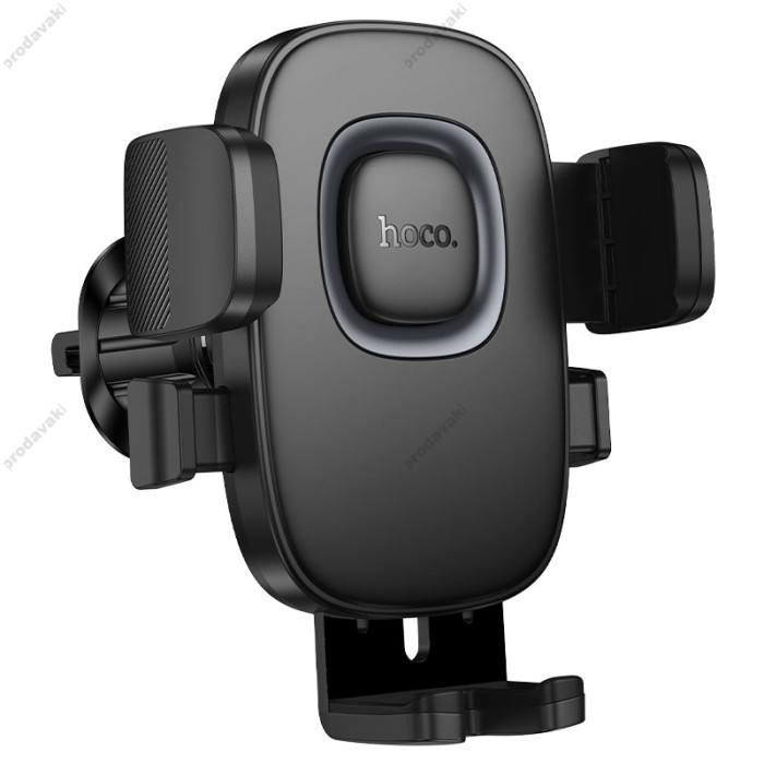 Автомобільний тримач Hoco H75 Crown one-button car holder (air outlet) Black