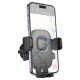 Автомобільний тримач Hoco H75 Crown one-button car holder (air outlet) Black