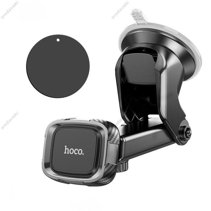 Автомобільний тримач Hoco Dca13 Plus Suction cup magnetic Car holder Black