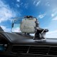 Автомобільний тримач Hoco H54 Brusco ultra-thin push-type car holder Black