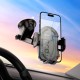 Автомобільний тримач Hoco H54 Brusco ultra-thin push-type car holder Black