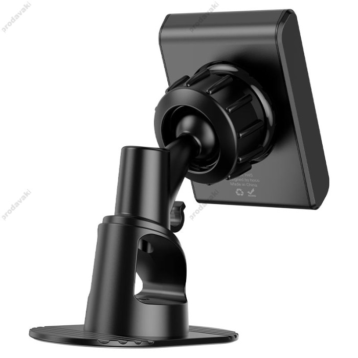 Автомобільний тримач Hoco H45 Precious magnetic car holder (center console) Black