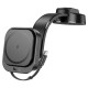 Автомобільний тримач Hoco HW24 might retractable magnetic wireless (cente concole) 15W 4.5-7" Black