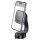 Автомобільний тримач Hoco HW24 might retractable magnetic wireless (cente concole) 15W 4.5-7" Black