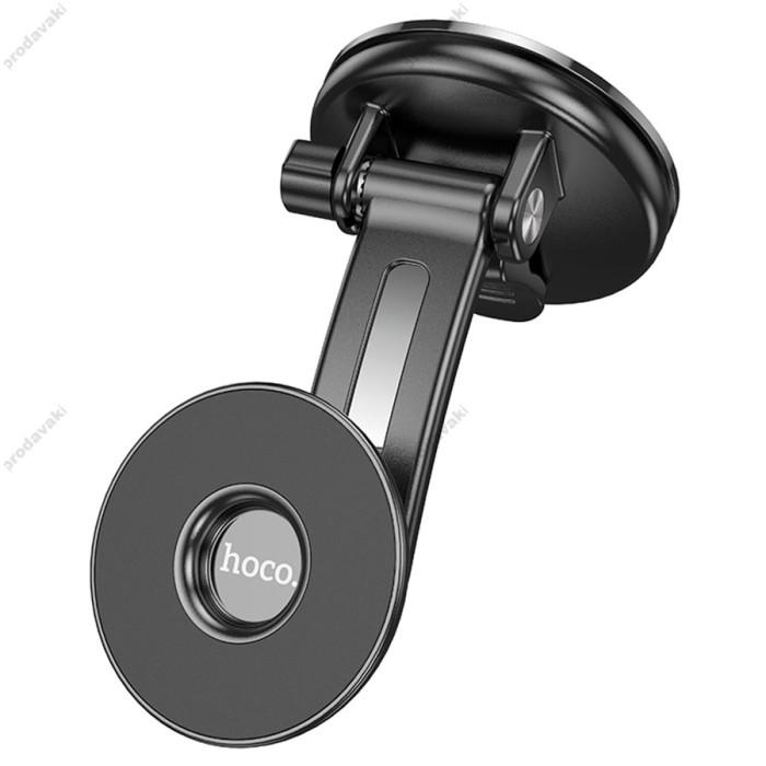 Автомобільний тримач Hoco CA113 Excelle center console RING magnetic Car holder Black