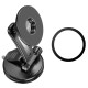 Автомобільний тримач Hoco CA113 Excelle center console RING magnetic Car holder Black