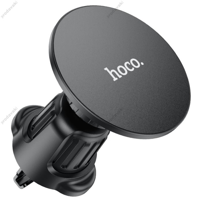 Автомобільний тримач Hoco H12 Fine jade ring magnetic car holder (air outlet) Black