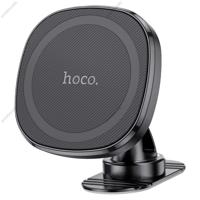 Автомобільний тримач Hoco H35 Cheetah magnetic ring car holder (center console) Black