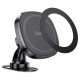Автомобільний тримач Hoco H35 Cheetah magnetic ring car holder (center console) Black