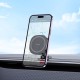 Автомобільний тримач Hoco H35 Cheetah magnetic ring car holder (center console) Black