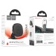 Автомобільний тримач Hoco H35 Cheetah magnetic ring car holder (center console) Black