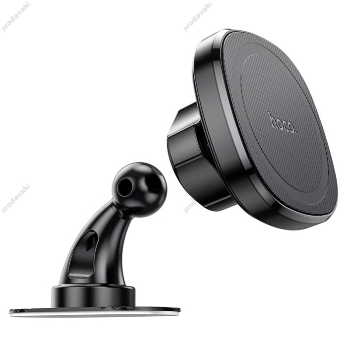 Автомобільний тримач Hoco H35 Cheetah magnetic ring car holder (center console) Black