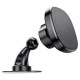 Автомобільний тримач Hoco H35 Cheetah magnetic ring car holder (center console) Black