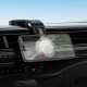 Автомобільний тримач із бездротовою зарядкою Hoco HW29 Totem ring magnetic wireless (center console) 4.5-7" 15W Black