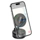 Автомобільний тримач Hoco H86 Dragon manual suction cup magnetic holder Black