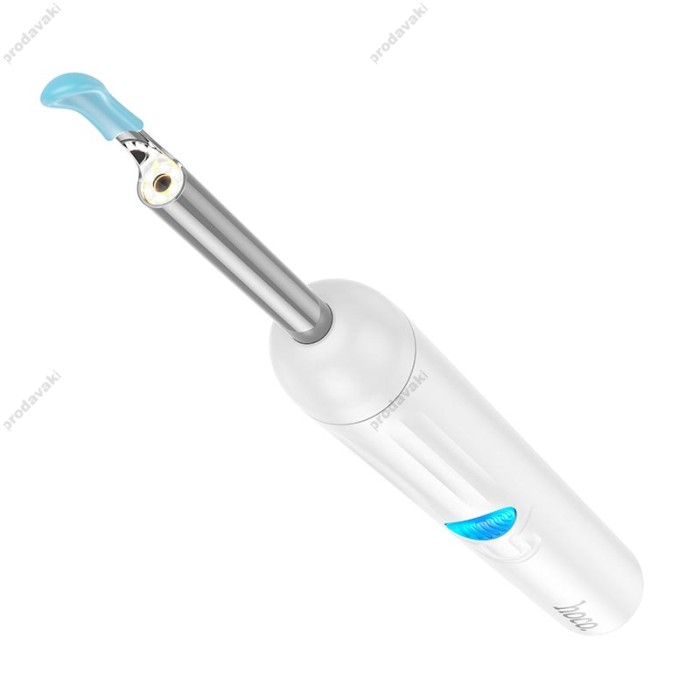 Вушна щітка з камерою Hoco HP65 Ears cleaning tool with camera Wi-Fi App White