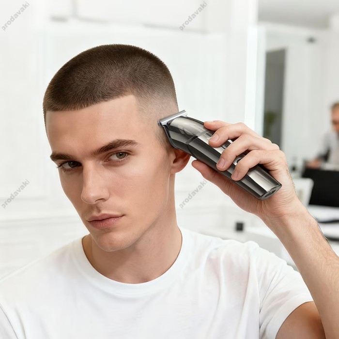 Машинка для стрижки волосся Hoco HP26 6in1 Multi-function electric clipper grooming set Black