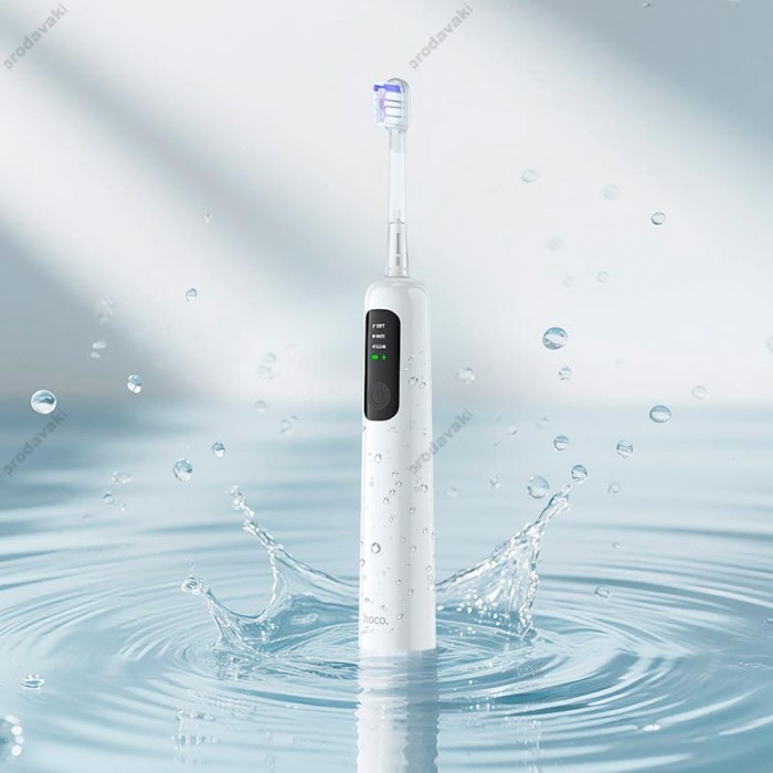 Електрична зубна щітка HOCO HP64 Acoustic wave electric toothbrush IPX7 White