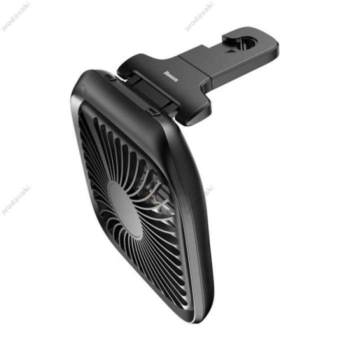 Вентилятор в салон автомобіля Baseus Foldable Vehicle-mounted Backseat Fan Black CXZD-01
