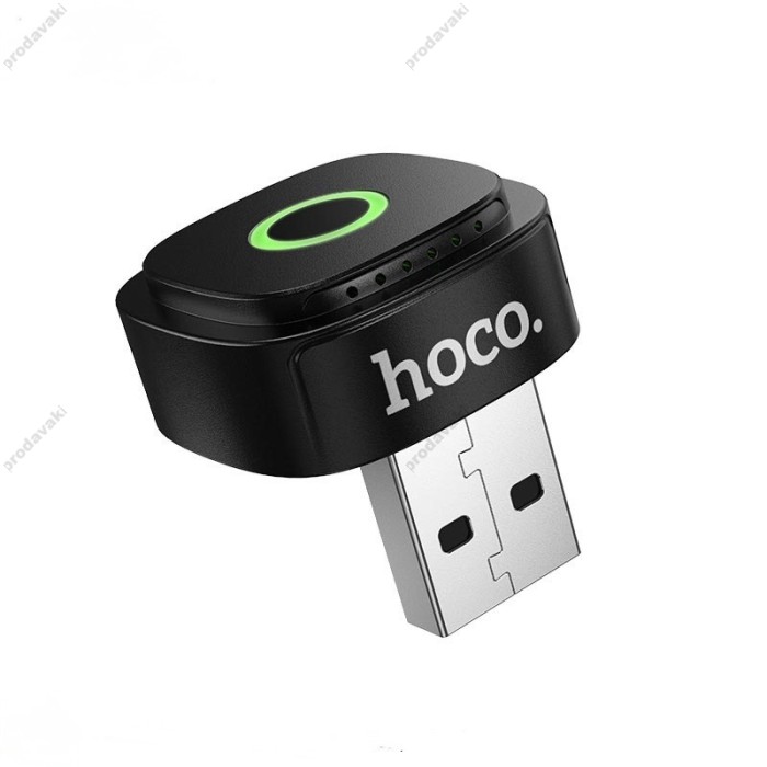 Автомобільний бездротовий адаптер Carplay Hoco DUP10 mini car wireless adapter Black