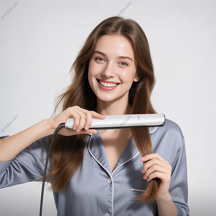 Плойка для волосся Hoco HP47 Explicit Dual-function hair styler White