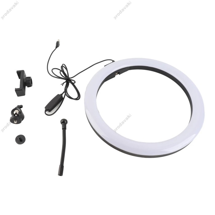 Лампа кільцева Fill Light LED CH LJJ-30 30см 12" на USB дроті 12W 3200K-5600K