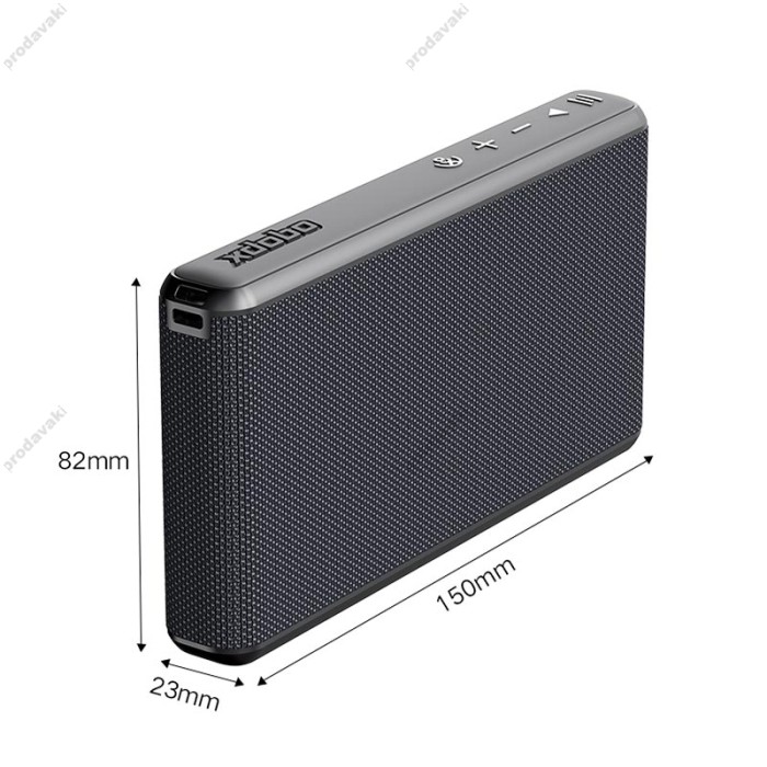 Портативна колонка Bluetooth Xdobo X8 Air IPX5 BT5.3 10W Black