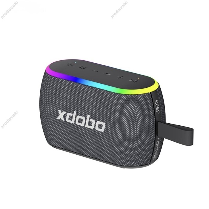 Портативна колонка Bluetooth Xdobo X8 Mini II IPX6 BT5.3 30W Black