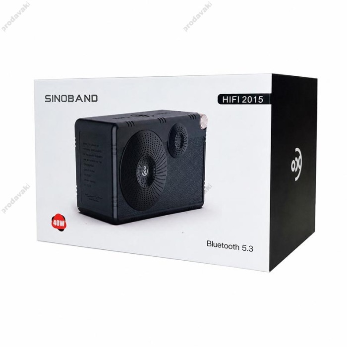 Портативна колонка Bluetooth Xdobo HIFI 2015 IPX5 BT5.3 40W Black
