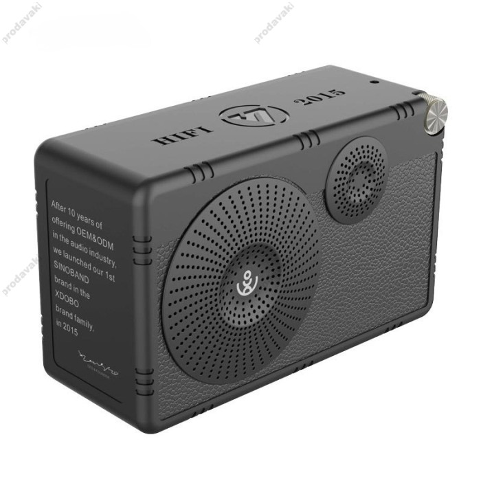 Портативна колонка Bluetooth Xdobo HIFI 2015 IPX5 BT5.3 40W Black
