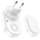 Дверний дзвоник HOCO HI25 wireless doorbell 6 month 20m White