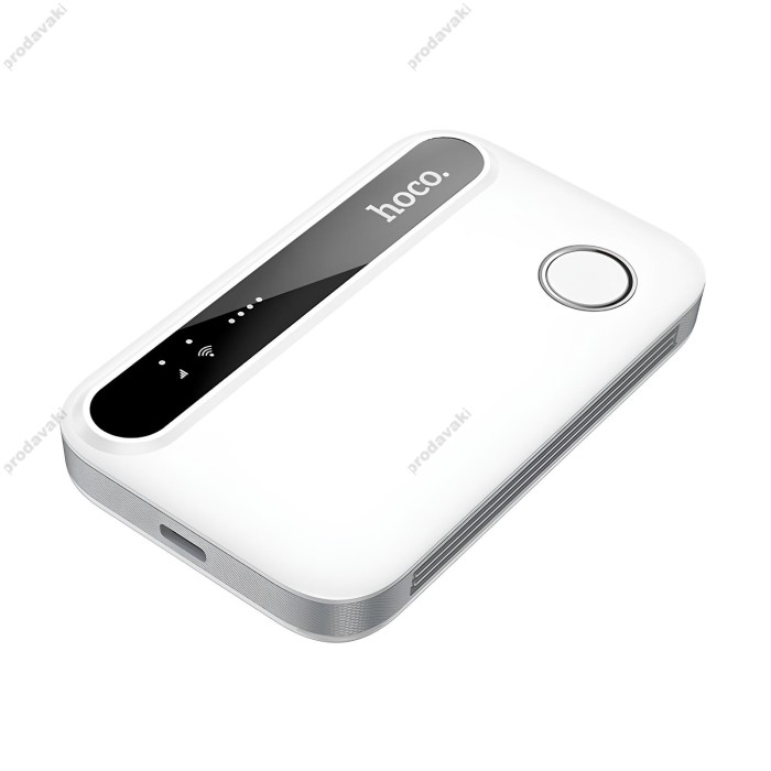 Роутер маршрутизатор 4G Hoco HI41 WiFi6 Portable 150Mbps White