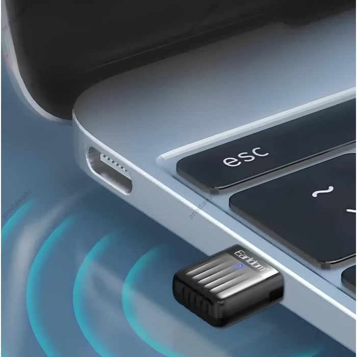 Бездротовий WiFi Адаптер Wireless Adapter Earldom ET-WF01 Black