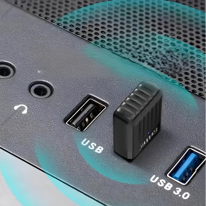 Бездротовий WiFi Адаптер Wireless Adapter Earldom ET-WF01 Black