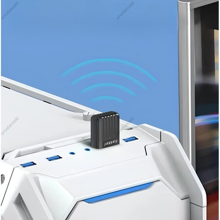 Бездротовий WiFi Адаптер Wireless Adapter Earldom ET-WF01 Black