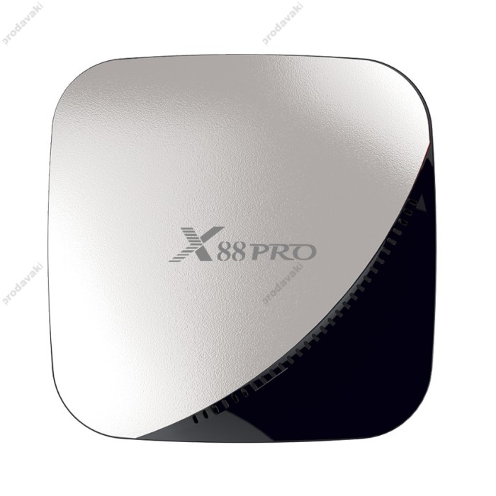 Android TV приставка Rockchip TV BOX x88 Pro RK3318 2GB RAM 16GB ROM black-silver