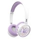 Бездротові Bluetooth навушники XO BE57 Colorful Elf Kids Wireless Headphones BT 5.3 Purple