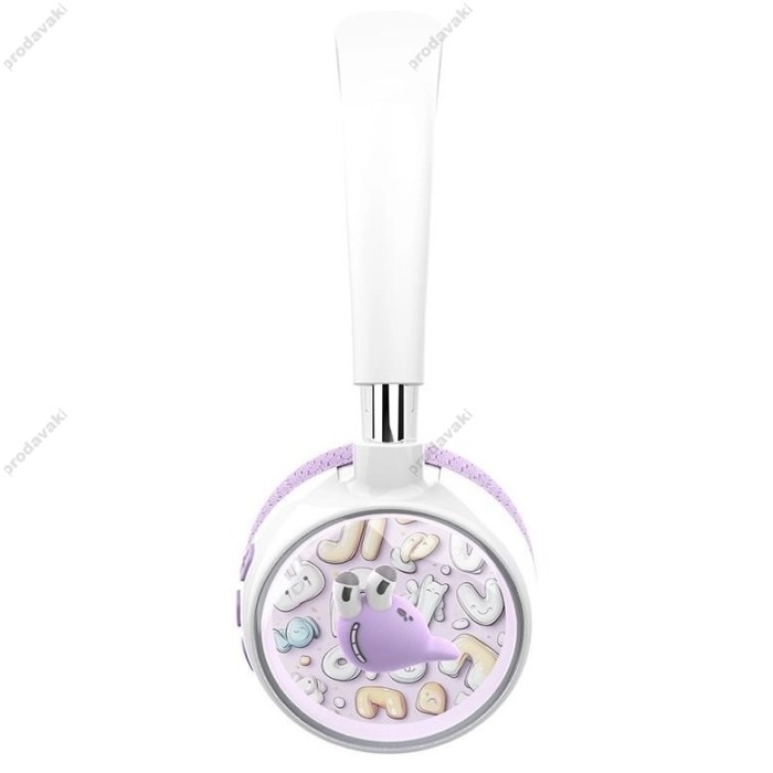 Бездротові Bluetooth навушники XO BE57 Colorful Elf Kids Wireless Headphones BT 5.3 Purple