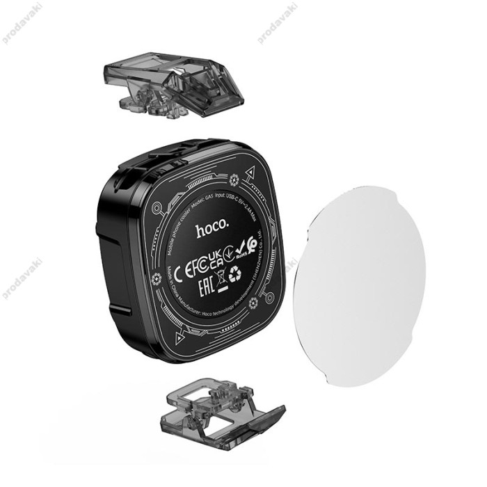 Кулер для телефону HOCO GA5 Triumph semiconductor mobile phone cooler 3 Levels Black