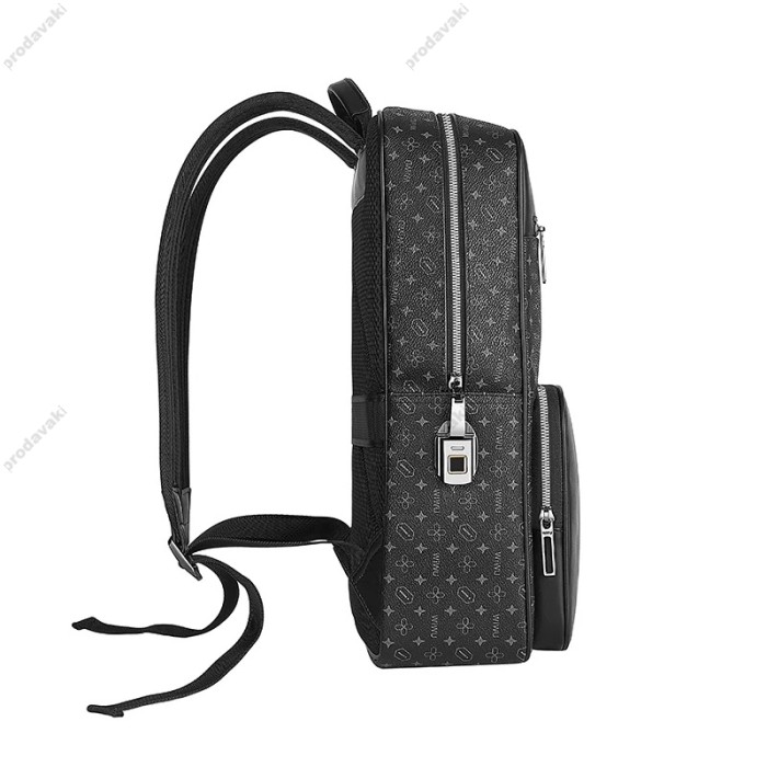 Рюкзак для ноутбука WiWU Master Fingerprint Lock Backpack Black