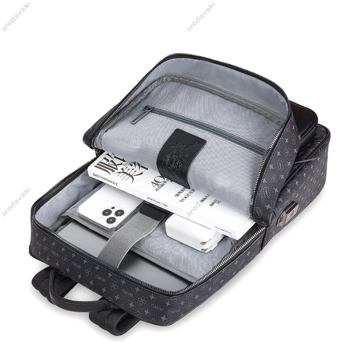 Рюкзак для ноутбука WiWU Master Fingerprint Lock Backpack Black