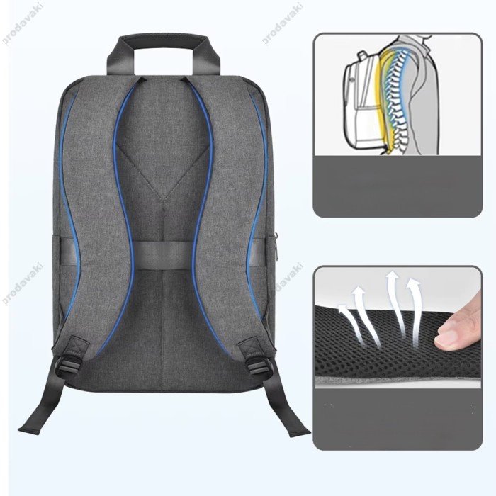 Рюкзак для ноутбука WiWU Minimalist Backpack Grey